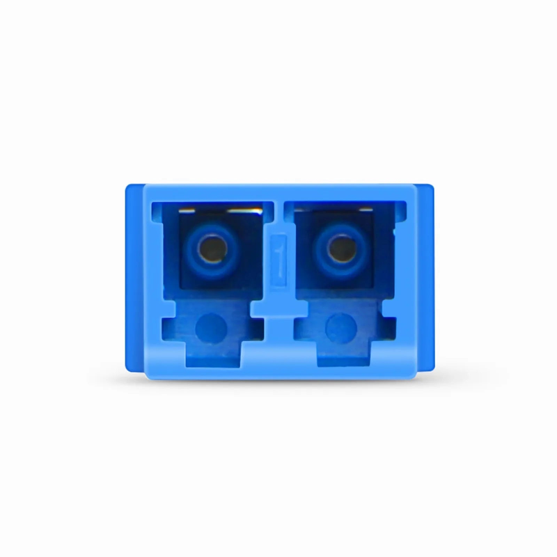 SFPS LC/UPC to LC/UPC Duplex OS2 Single Mode SC Footprint Plastic Fiber Optic Adapter/Coupler without Flange (10pcs/Pack) SFPS