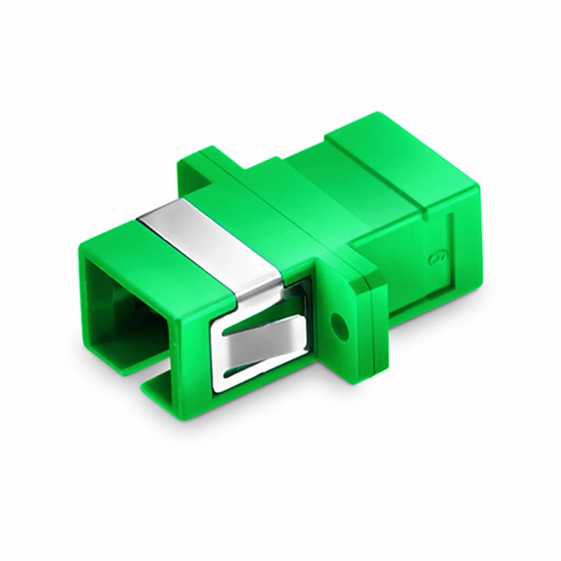 SFPS SC/APC to SC/APC Simplex OS2 Single Mode Fiber Optic Adapter/Coupler with Flange (10pcs/Pack) SFPS