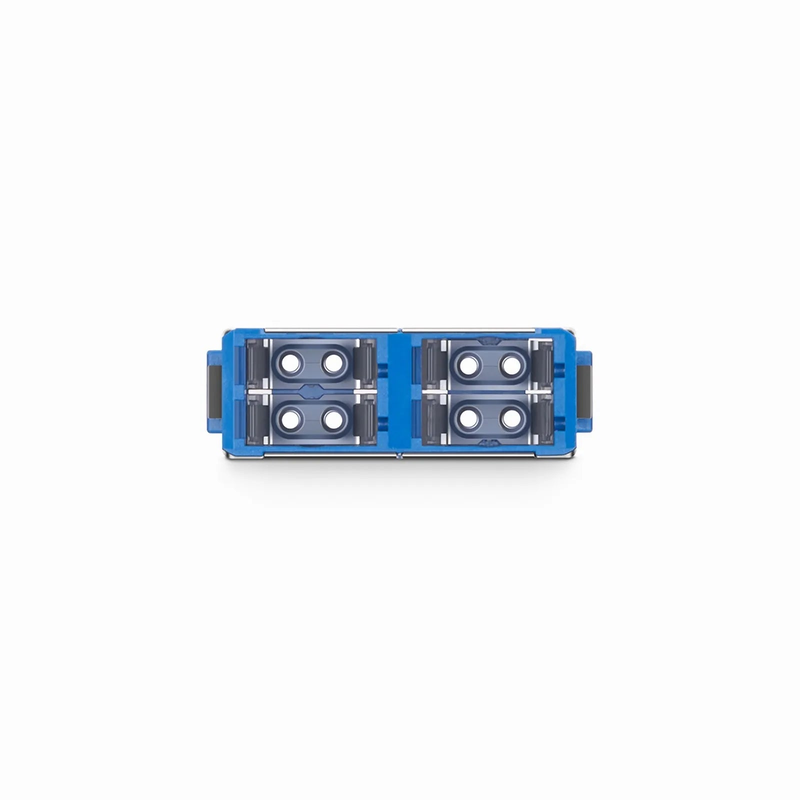 SFPS SN/UPC to SN/UPC 4-Port OS2 Single Mode Plastic Fiber Optic Adapter/Coupler Without Flange SFPS
