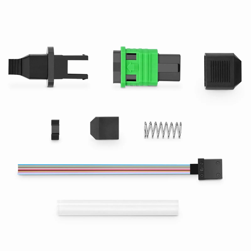 SFPS MPO (Female) OS1/OS2 Single Mode Field Assembly Splice-on Connector, Flat Ribbon SFPS