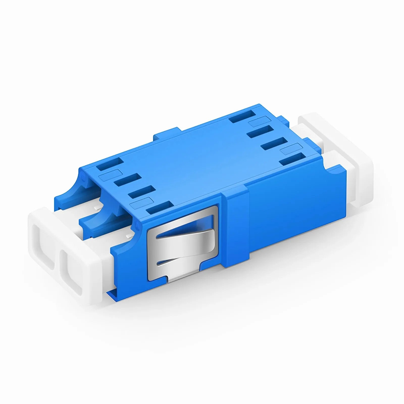 SFPS LC/UPC to LC/UPC Duplex OS2 Single Mode SC Footprint Plastic Fiber Optic Adapter/Coupler without Flange (10pcs/Pack) SFPS