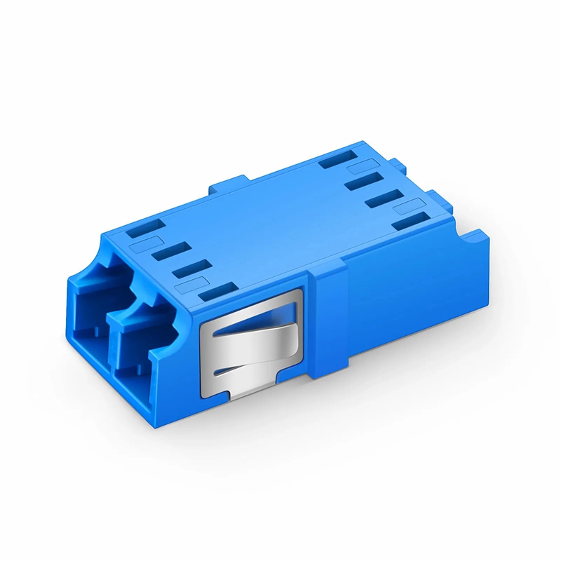 SFPS LC/UPC to LC/UPC Duplex OS2 Single Mode SC Footprint Plastic Fiber Optic Adapter/Coupler without Flange (10pcs/Pack) SFPS