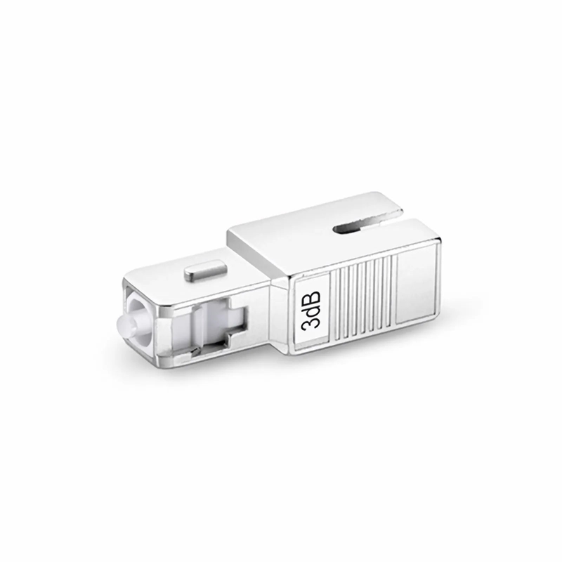 SFPS SC/UPC Singlemode Fixed Fiber Optic Attenuator, Male-Female, 3dB (10pcs/Pack) SFPS