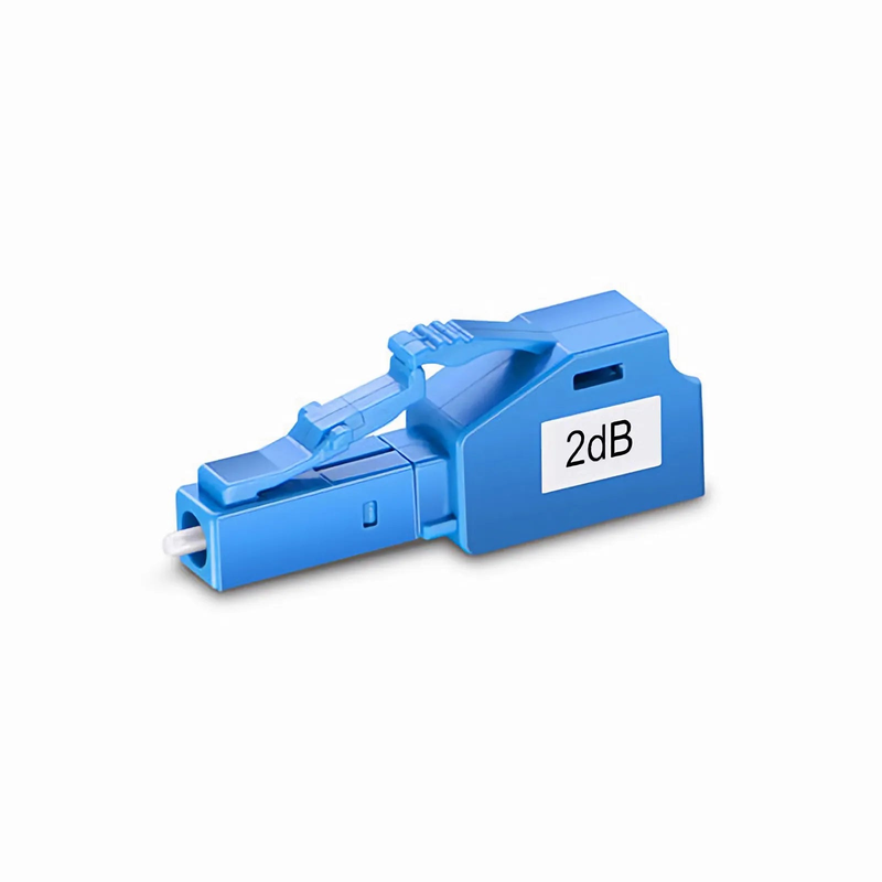 SFPS LC/UPC Singlemode Fixed Fiber Optic Attenuator, Male-Female, 2dB (10pcs/Pack) SFPS