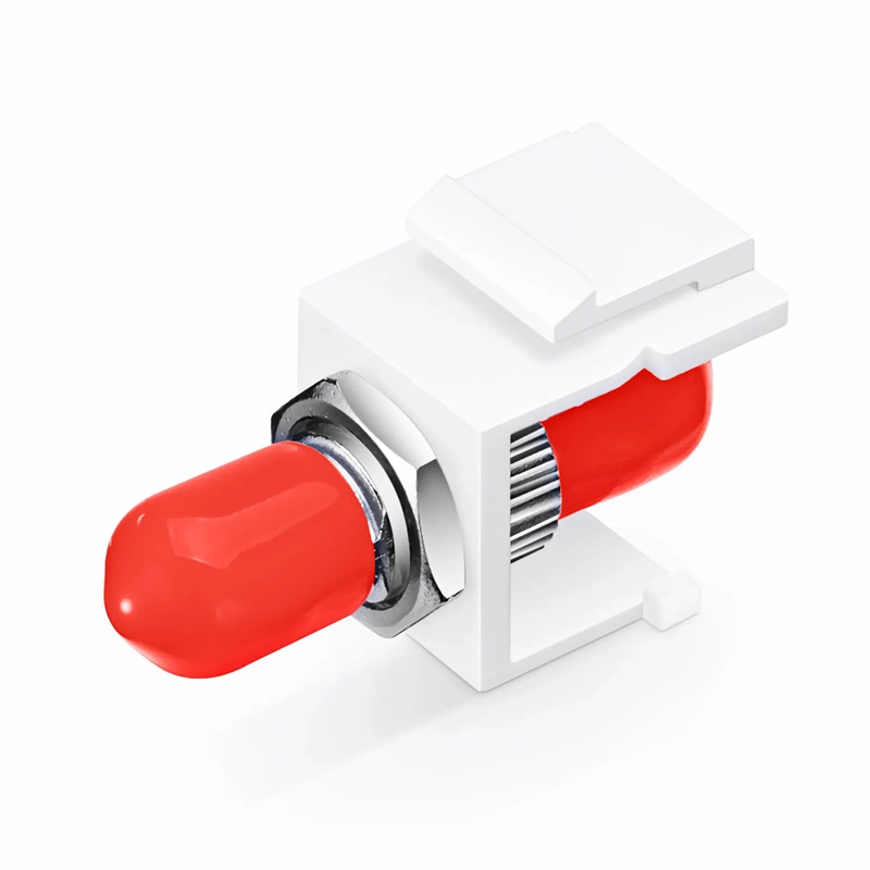 SFPS ST/UPC to ST/UPC Simplex Single Mode Fiber Keystone Jack SFPS