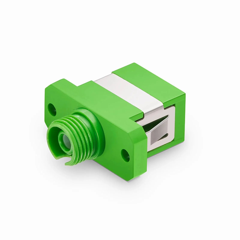 SFPS FC/APC to SC/APC Hybrid Simplex OS2 Single Mode Plastic Fiber Optic Adapter/Coupler, Female to Female SFPS