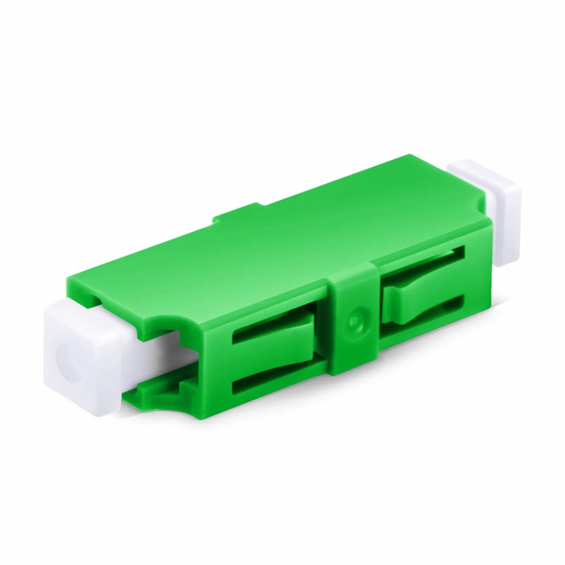 SFPS LC/APC to LC/APC Simplex OS2 Single Mode Plastic Fiber Optic Adapter/Coupler without Flange SFPS