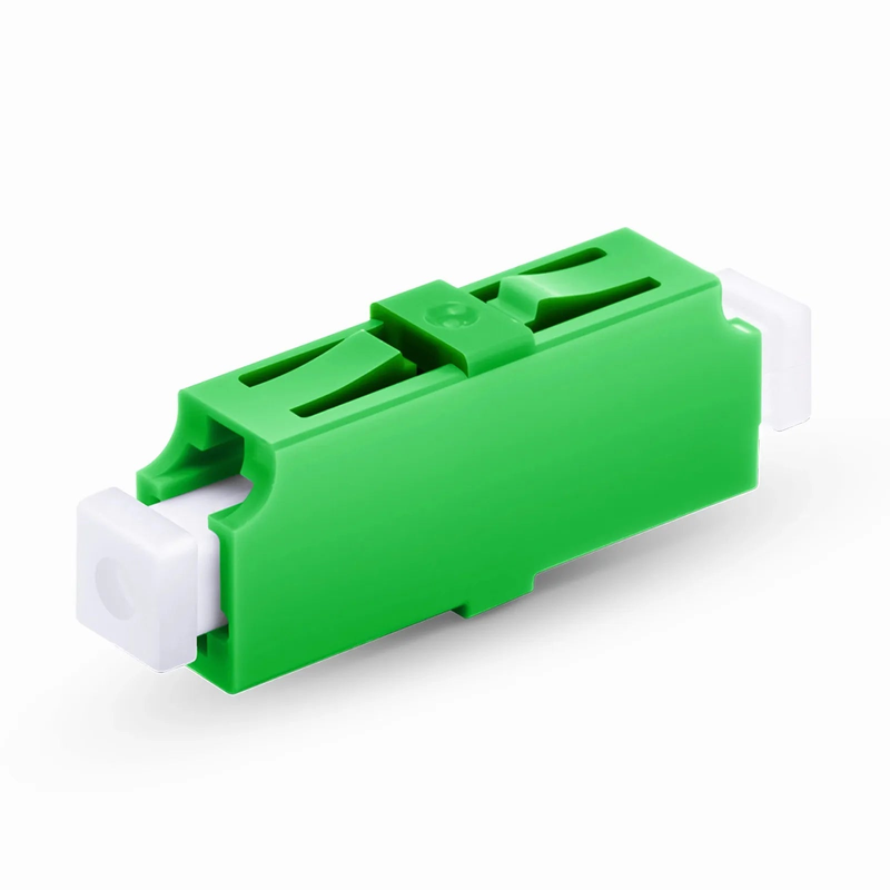 SFPS LC/APC to LC/APC Simplex OS2 Single Mode Plastic Fiber Optic Adapter/Coupler without Flange SFPS