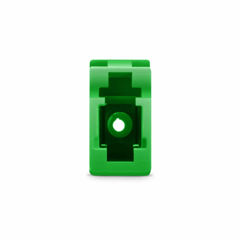 SFPS LC/APC to LC/APC Simplex OS2 Single Mode Plastic Fiber Optic Adapter/Coupler without Flange SFPS