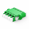 SFPS LC/APC to LC/APC Quad OS2 Single Mode Plastic Fiber Optic Adapter/Coupler with Flange SFPS