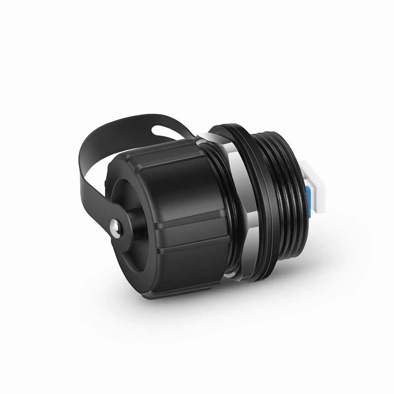 SFPS IP67 LC UPC OS2 Single Mode Bulkhead Adapter/Mating Sleeve with Dust Cap SFPS