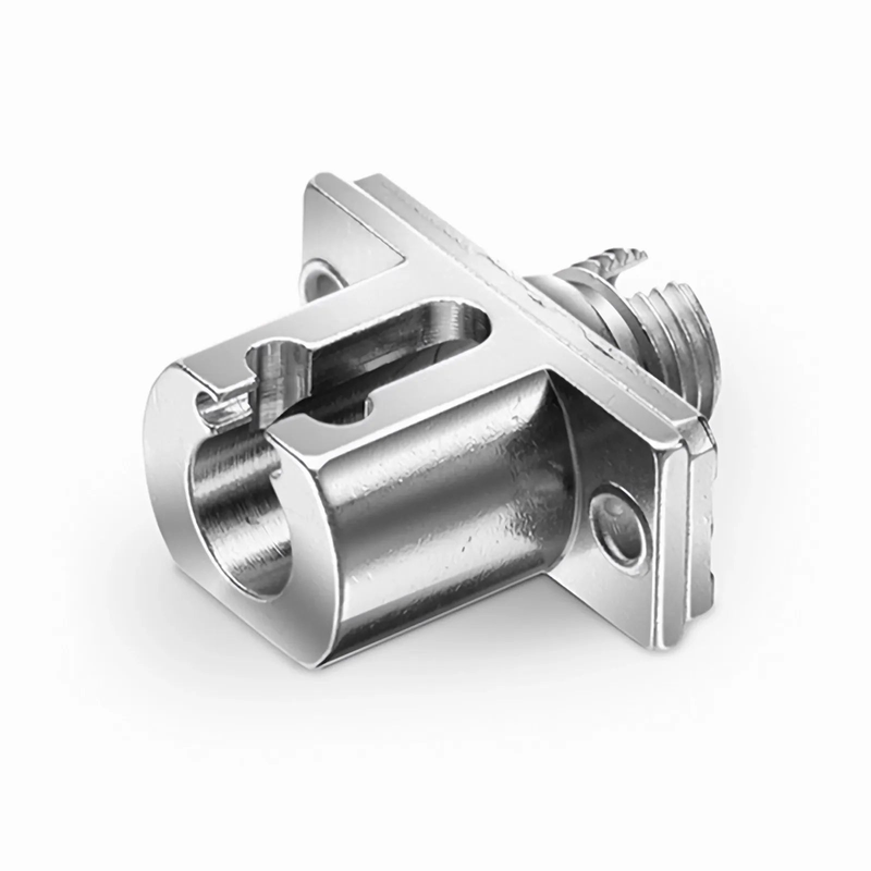 SFPS FC/UPC Female to LC/UPC Female Hybrid Simplex Single Mode/Multimode Metal Fiber Optic Adapter/Coupler with Flange SFPS