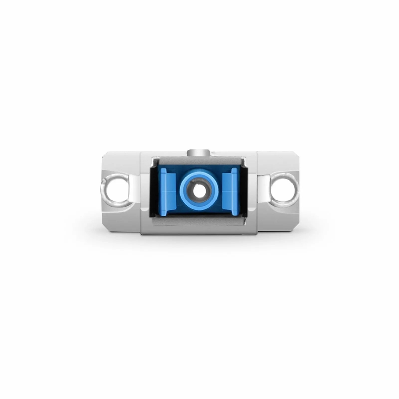 SFPS SC/UPC Female to LC/UPC Female Hybrid Simplex Single Mode/Multimode Metal Fiber Optic Adapter/Coupler with Flange SFPS