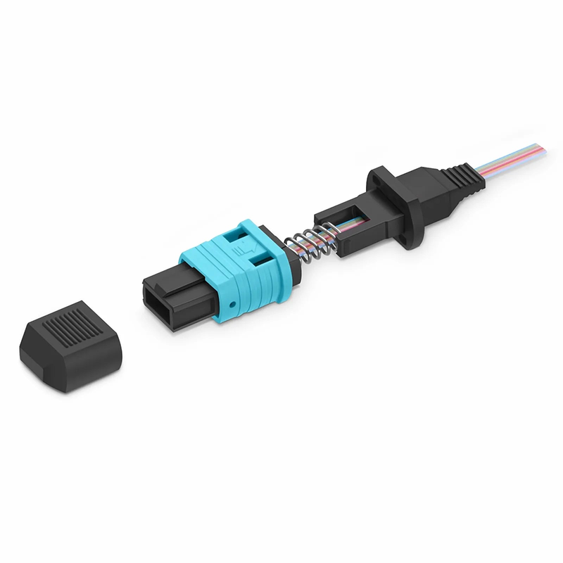 SFPS MPO (Female) OM3/OM4 Multimode Field Assembly Splice-on Connector, Flat Ribbon SFPS