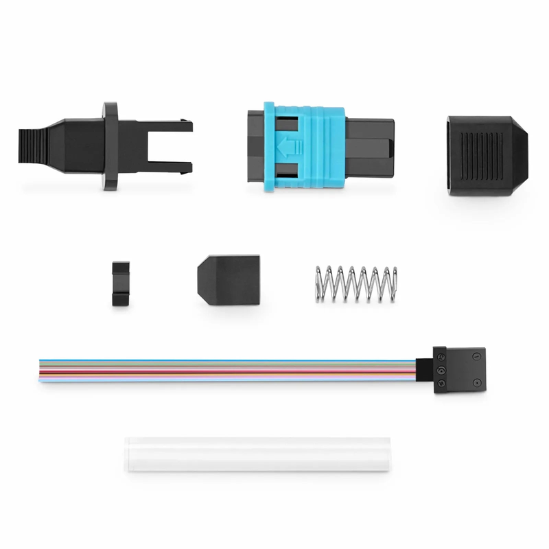 SFPS MPO (Female) OM3/OM4 Multimode Field Assembly Splice-on Connector, Flat Ribbon SFPS