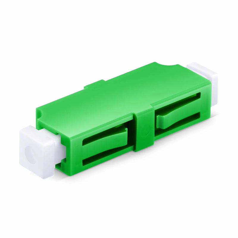 SFPS LC/APC to LC/APC Simplex OS2 Single Mode Plastic Fiber Optic Adapter/Coupler without Flange SFPS