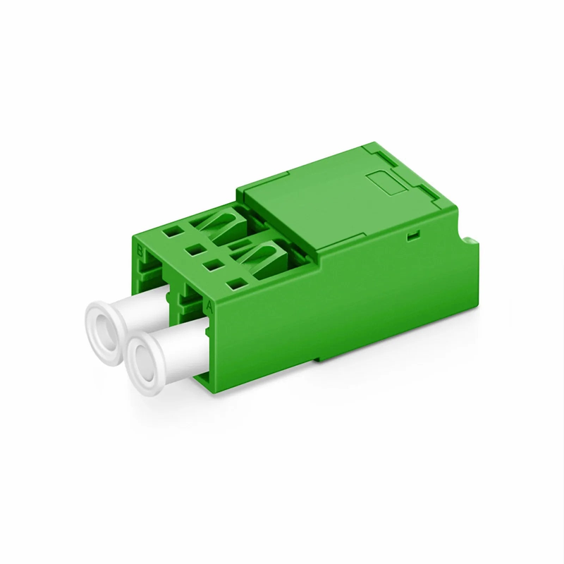 SFPS LC/APC to LC/APC Duplex OS2 Single Mode Shuttered Fiber Optic Adapter/Coupler without Flange SFPS