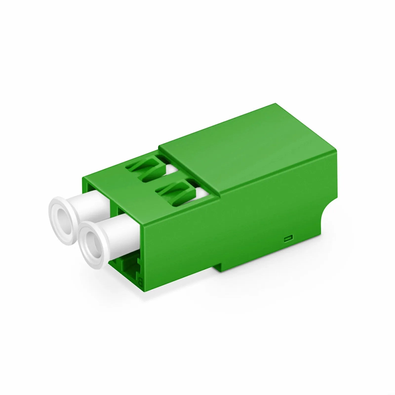 SFPS LC/APC to LC/APC Duplex OS2 Single Mode Shuttered Fiber Optic Adapter/Coupler without Flange SFPS