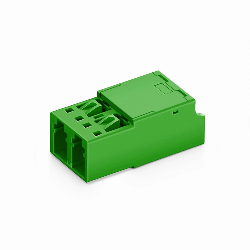 SFPS LC/APC to LC/APC Duplex OS2 Single Mode Shuttered Fiber Optic Adapter/Coupler without Flange SFPS