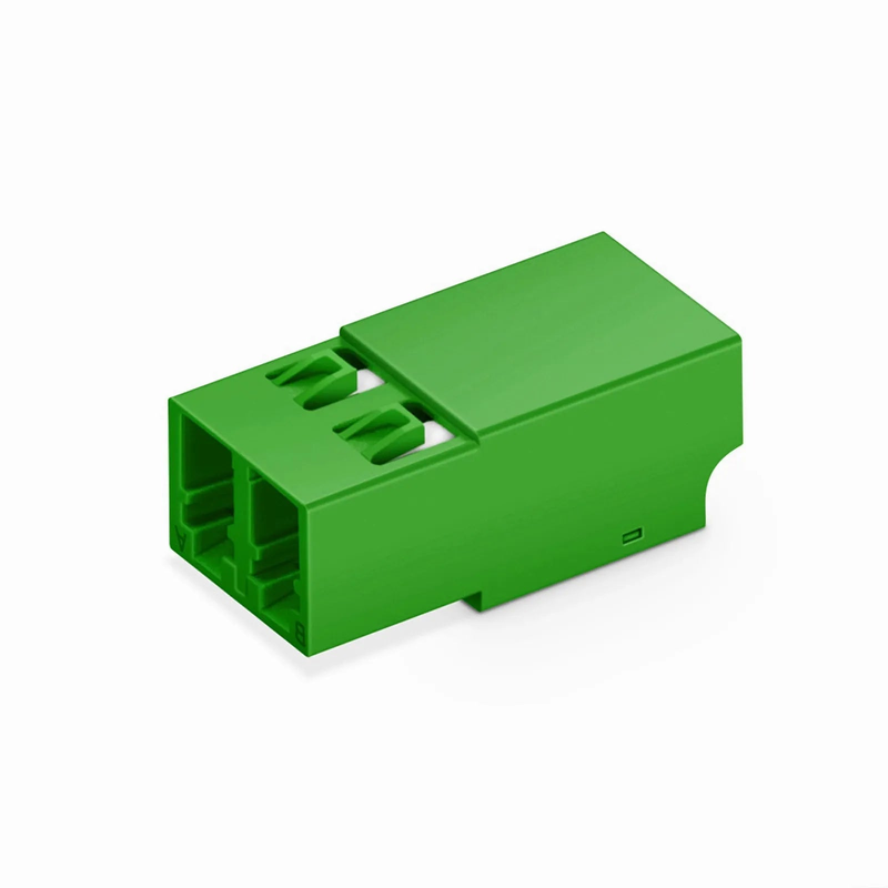 SFPS LC/APC to LC/APC Duplex OS2 Single Mode Shuttered Fiber Optic Adapter/Coupler without Flange SFPS