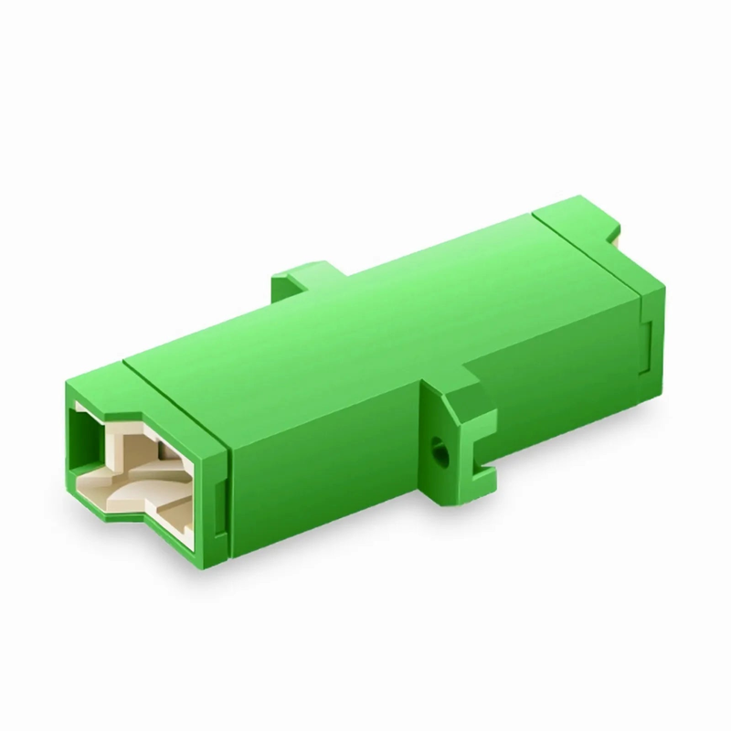 SFPS LSH/APC to LSH/APC Simplex OS2 Single Mode Plastic Fiber Optic Adapter/Coupler with Flange SFPS