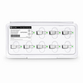SFPS SC/APC Singlemode Fixed Fiber Optic Attenuator, Male-Female, 5dB (10pcs/Pack) SFPS
