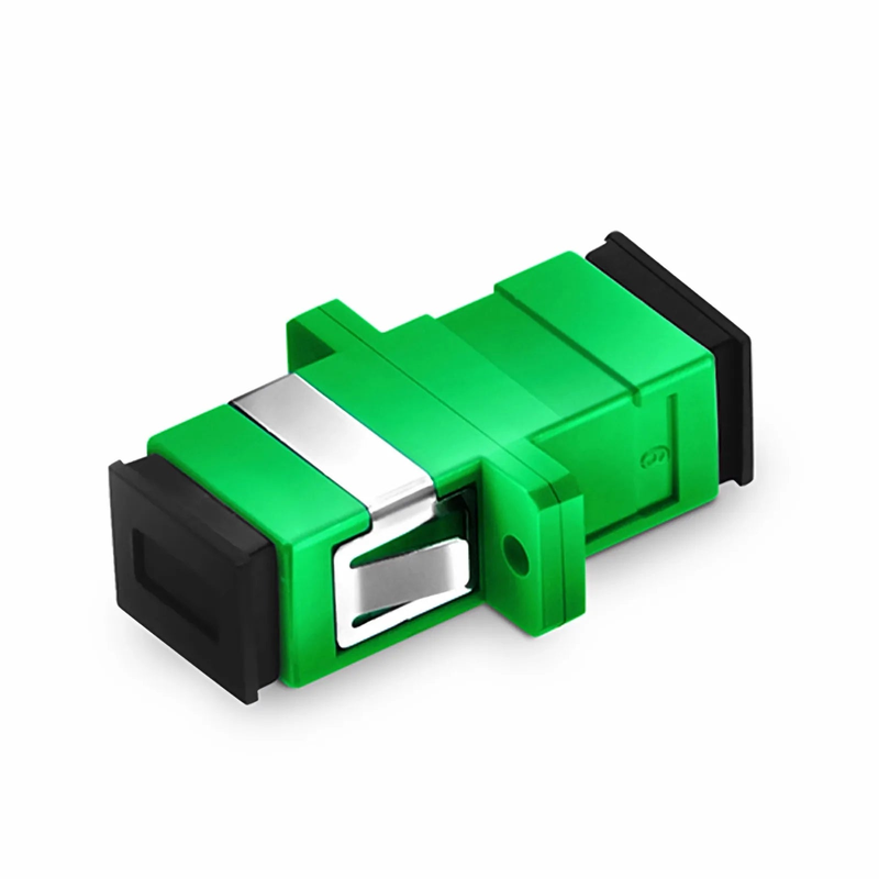 SFPS SC/APC to SC/APC Simplex OS2 Single Mode Fiber Optic Adapter/Coupler with Flange (10pcs/Pack) SFPS