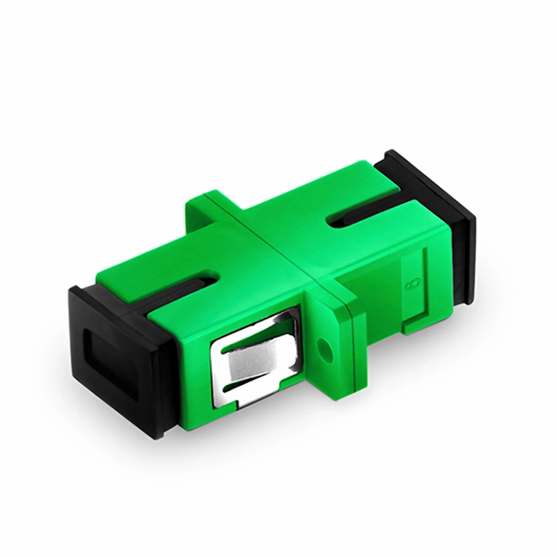 SFPS SC/APC to SC/APC Simplex OS2 Single Mode Fiber Optic Adapter/Coupler with Flange (10pcs/Pack) SFPS