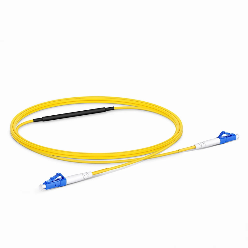 SFPS 1m (3ft) LC to LC UPC Simplex OS2 Single Mode Fiber Optic Testing Cable with 15 dB Attenuator SFPS