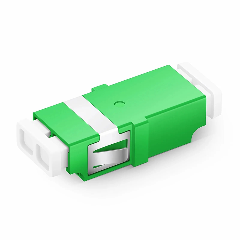 SFPS LC/APC to LC/APC Duplex OS2 Single Mode SC Footprint Plastic Fiber Optic Adapter/Coupler without Flange (10pcs/pack) SFPS