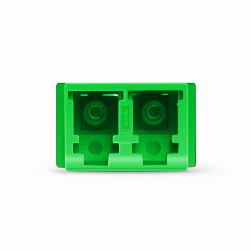SFPS LC/APC to LC/APC Duplex OS2 Single Mode SC Footprint Plastic Fiber Optic Adapter/Coupler without Flange (10pcs/pack) SFPS