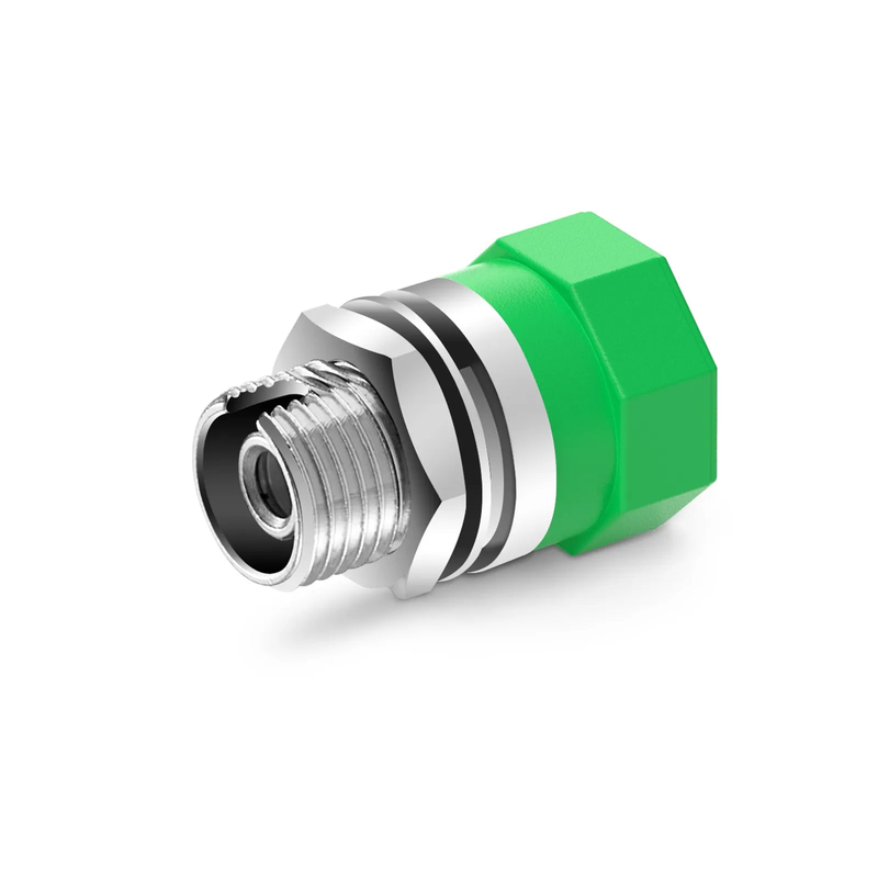 SFPS FC/APC to FC/APC Simplex OS2 Single Mode Metal Small D Fiber Optic Adapter/Coupler without Flange (10pcs/pack) SFPS