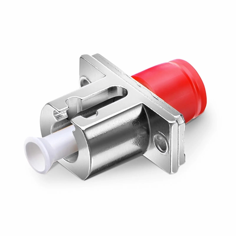 SFPS FC/UPC Female to LC/UPC Female Hybrid Simplex Single Mode/Multimode Metal Fiber Optic Adapter/Coupler with Flange SFPS
