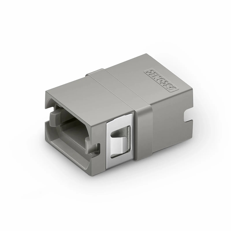 SFPS US Conec MTP®/MPO-8/12/24 Grey Fiber Optic Adapter/Coupler without Flange, Key Up to Up SFPS