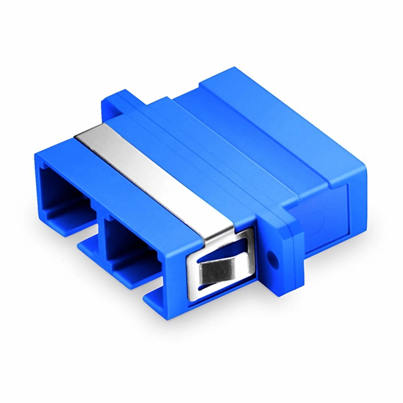 SFPS SC/UPC to SC/UPC Duplex OS2 Single Mode Plastic Fiber Optic Adapter/Coupler with Flange (10pcs/Pack) SFPS