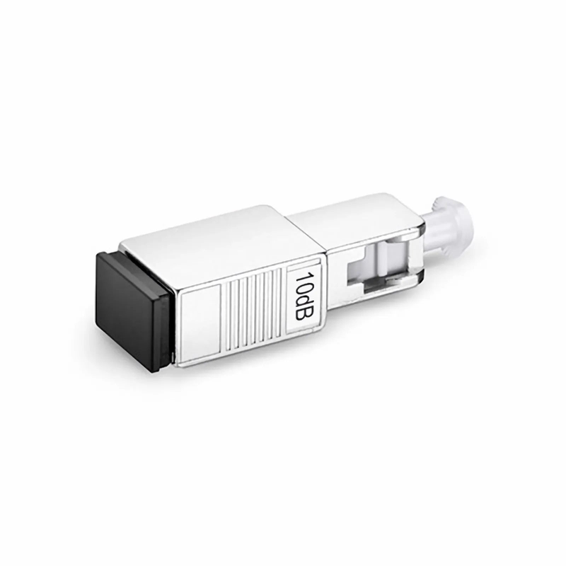 SFPS SC/UPC Singlemode Fixed Fiber Optic Attenuator, Male-Female, 10dB (10pcs/Pack) SFPS