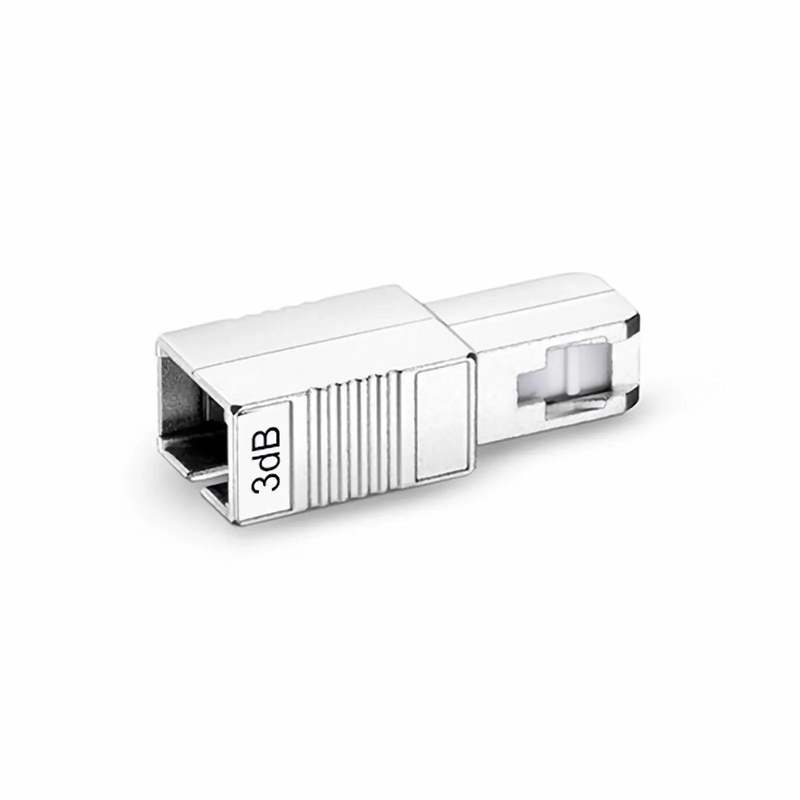 SFPS SC/APC Singlemode Fixed Fiber Optic Attenuator, Male-Female, 3dB (10pcs/Pack) SFPS