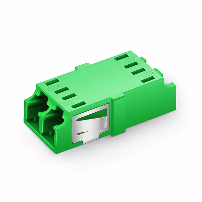 SFPS LC/APC to LC/APC Duplex OS2 Single Mode SC Footprint Plastic Fiber Optic Adapter/Coupler without Flange (10pcs/pack) SFPS