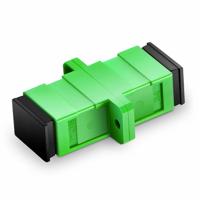 SFPS SC/APC to SC/APC Simplex OS2 Single Mode Fiber Optic Adapter/Coupler without Metal Clips with Flange (10pcs/Pack) SFPS