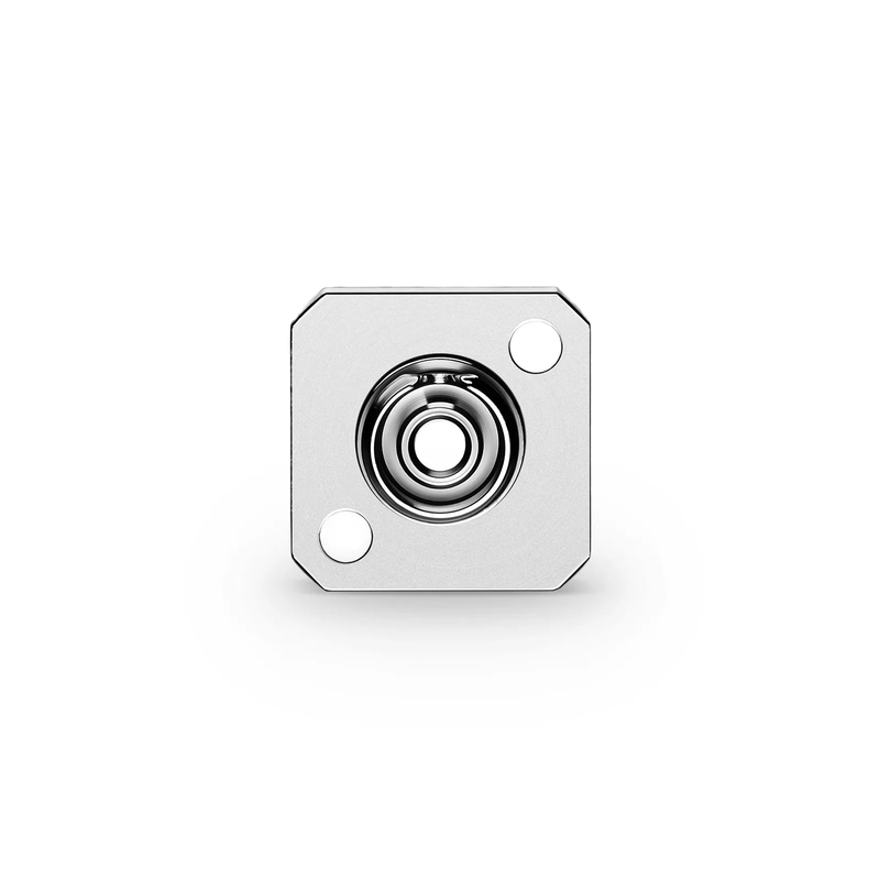 SFPS FC/UPC to FC/UPC Simplex Single Mode/Multimode Square Solid Type One Piece Metal Fiber Optic Adapter/Coupler with Flange (10pcs/pack) SFPS