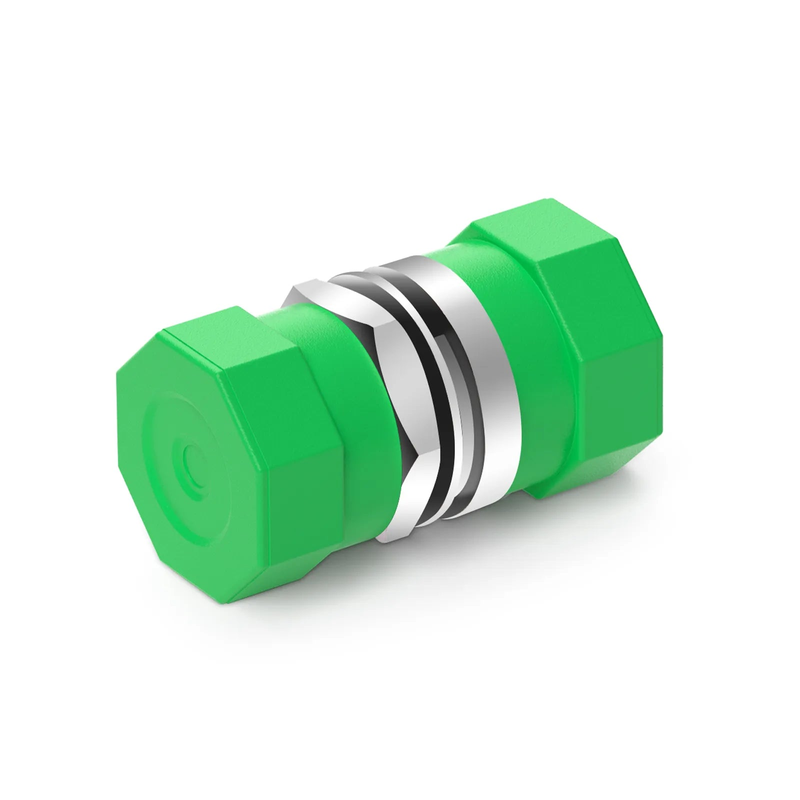 SFPS FC/APC to FC/APC Simplex OS2 Single Mode Metal Small D Fiber Optic Adapter/Coupler without Flange (10pcs/pack) SFPS