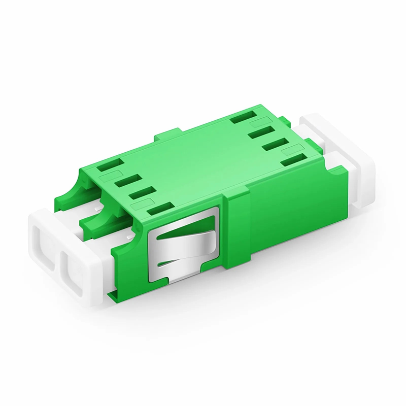 SFPS LC/APC to LC/APC Duplex OS2 Single Mode SC Footprint Plastic Fiber Optic Adapter/Coupler without Flange (10pcs/pack) SFPS