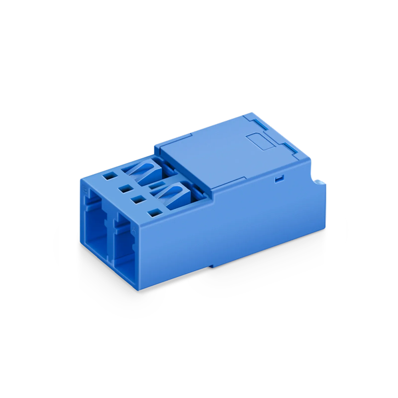 SFPS LC/UPC to LC/UPC Duplex OS2 Single Mode Shuttered Fiber Optic Adapter/Coupler without Flange SFPS