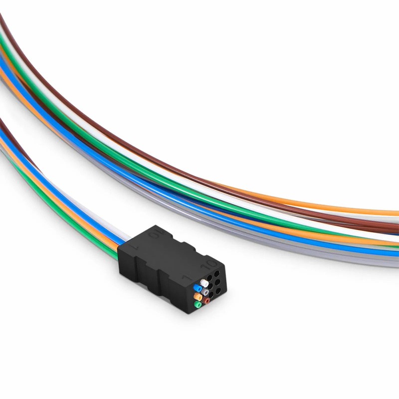 SFPS 6 Fibers Color-coded Fan-out Kit, for Flat Ribbon Cables, 1.2m (3.94ft) Tubing Length SFPS