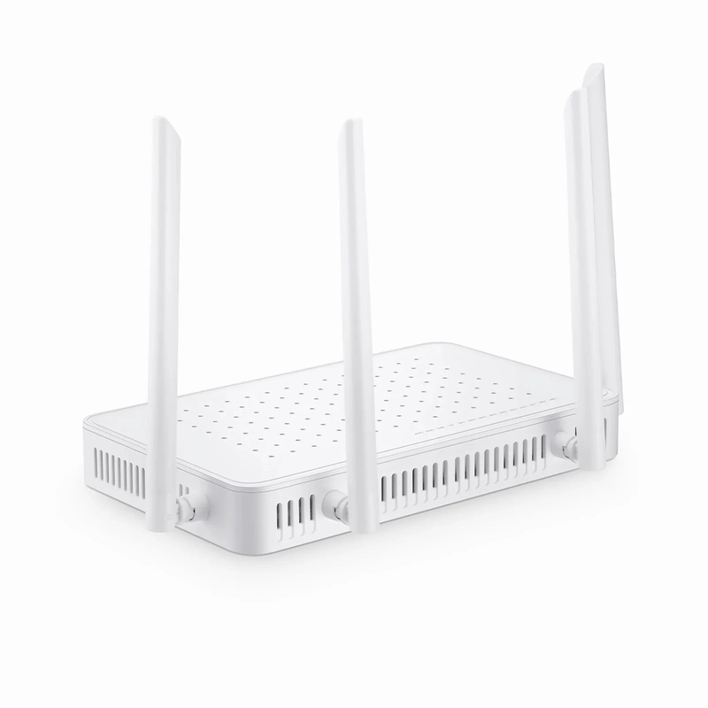 SFPS TA1910-4GVC-W, XPON (GPON + EPON) HGU ONU with 1 x PON, 4 x GE, 2 x POTS, 1 x RF, 1 x USB, and 4 x External Dual Band Antennas (1200M WiFi 4/5) SFPS