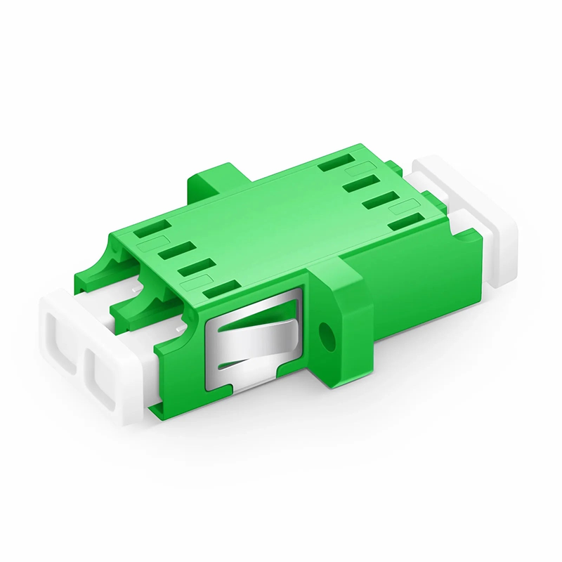 SFPS LC/APC to LC/APC Duplex OS2 Single Mode Plastic Fiber Optic Adapter/Coupler with Flange (10pcs/Pack) SFPS