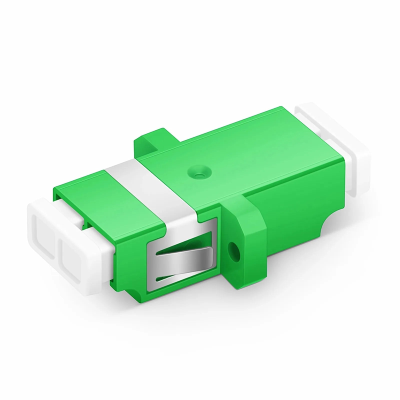 SFPS LC/APC to LC/APC Duplex OS2 Single Mode Plastic Fiber Optic Adapter/Coupler with Flange (10pcs/Pack) SFPS