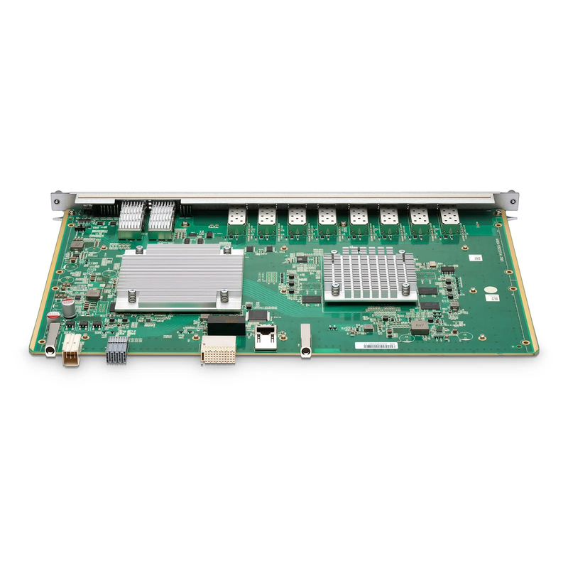SFPS F78CPT, 8-Port Combo OLT Line Card with 8 x XG(S)-PON Combo, 2 x 100G QSFP28 Ports, Broadcom Chip (Without Modules) SFPS