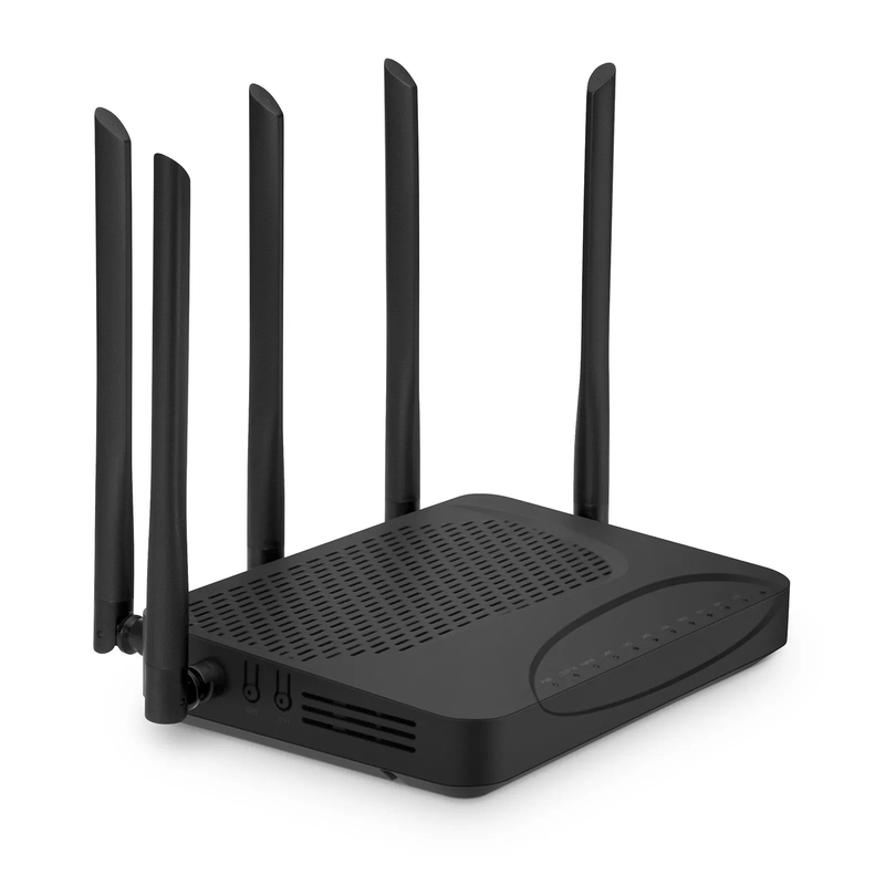 SFPS ONU1930-4GC-W, XGPON HGU ONU with 1 x PON, 4 x GE, 1x RF, 1 x USB, and 5 x External Dual Band Antennas (3000M WiFi 4/5/6) SFPS