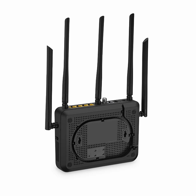 SFPS ONU1911-4GVC-W, XPON (GPON+EPON) ONU, with 1x PON, SC/UPC, 4x GE, 1x POTS, 1x USB, 1x RF, and 5x External Antennas (3000M WiFi 6) SFPS